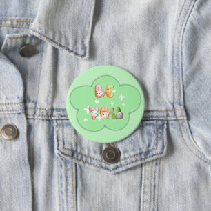 Süßer Knopf Sei du selbst Button