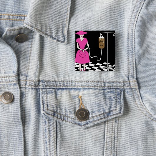 Süßer Knopf südlicher Gallone Tee-IV Button (Beispiel)