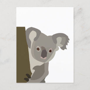 Süßer Koala-Bär Australisches Tier Postkarte