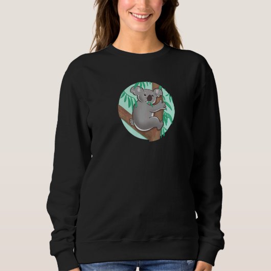 Süßer Koala-Bär für Koala Sweatshirt (Vorderseite)