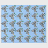 Süßer Koala-Bär Geschenkpapier (Flach)