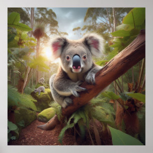 Süßer Koala-Bär Poster