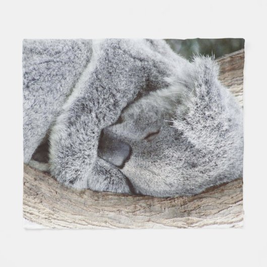 Süßer Koala Fleecedecke (Vorderseite (Horizontal))