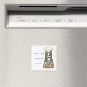 Süßer Koch Katzenbacken Magnet (In Situ (Geschirrspüler))