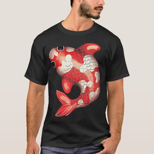 Süßer Koi Fisch T-Shirt (Vorderseite)