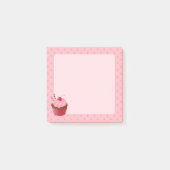 Süßer Kräuterkuchen auf rosa Post-it Klebezettel (Vorderseite)