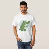 Süßer Krokodil-Charakter T-Shirt (Vorne ganz)