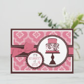 Süßer Kuchen danken Ihnen Dankeskarte (Stehend Vorderseite)