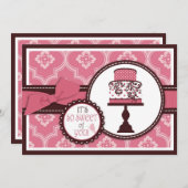 Süßer Kuchen danken Ihnen Dankeskarte (Vorne/Hinten)