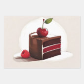 Süßer Kuchen Geschenkpapier Set (Vorderseite 2)