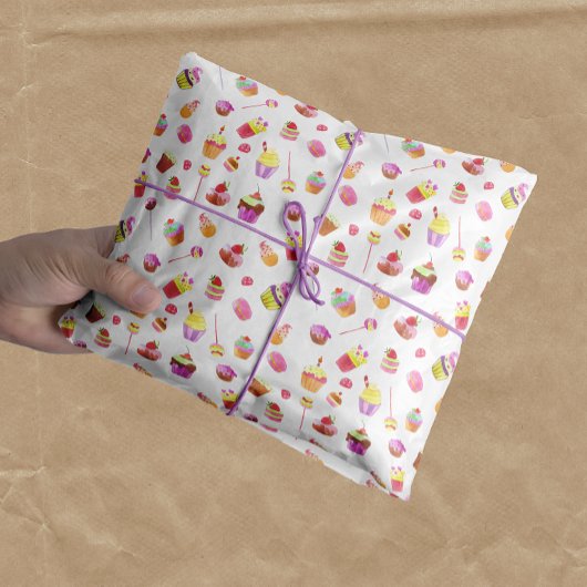 Süßer Kuchen Köstliche Leckereien Seidenpapier