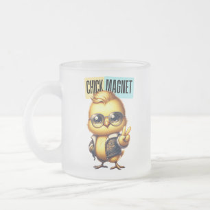 Süßer Küken Magnet Lustiges Ostern Mattglastasse