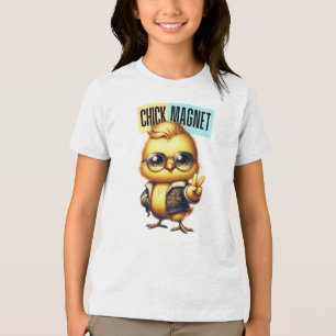 Süßer Küken Magnet Lustiges Ostern Tri-Blend Shirt