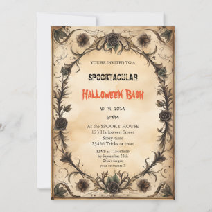 Süßer Kürbis Boo Halloween-Party Einladung