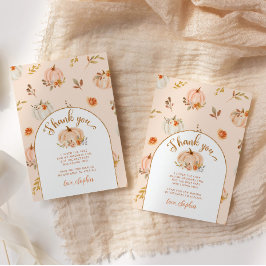 Süßer Kürbis Geburtstag vielen Dank Karte