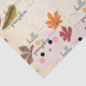 Süßer Kürbis Seidenpapier (Detail)