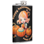 Süßer Kürbis Wasserflasche Flachmann (Rechts)