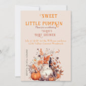 Süßer Kürbisbrötler Babydusche Einladung (Vorderseite)