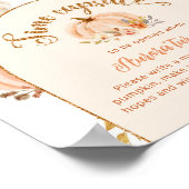 Süßer Kürbiszeitkapsel Geburtstag Poster (Ecke)