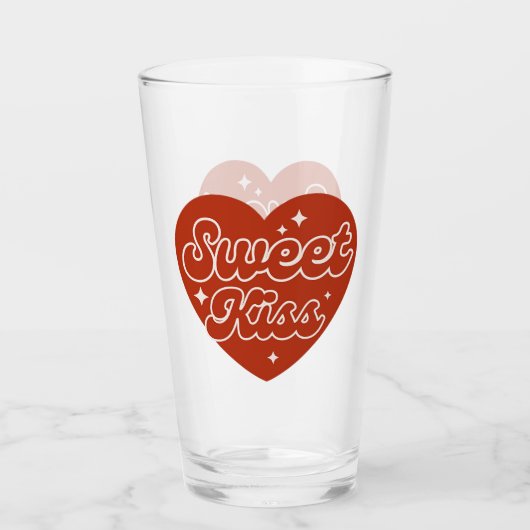 Süßer Kuss Glas (Vorderseite)