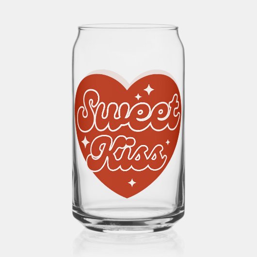 Süßer Kuss kann Glas (Vorderseite)