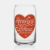 Süßer Kuss kann Glas (Rückseite)