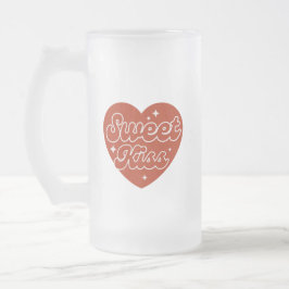 Süßer Kuss Mattglas Bierglas