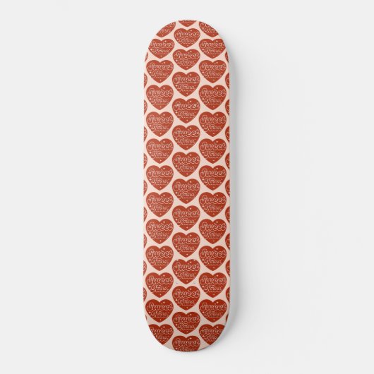 Süßer Kuss Skateboard (Vorderseite)