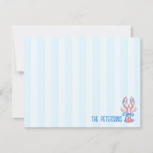 Süßer, küstennaher, handgezeichneter Hummer 