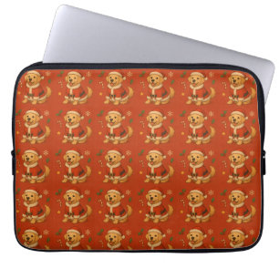 Süßer Labrador Retriever Hund Weihnachten Laptopschutzhülle