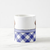 Süßer Labrador-Welpe Beste Hundemutter Dunkelblau Kaffeetasse (Mittel)