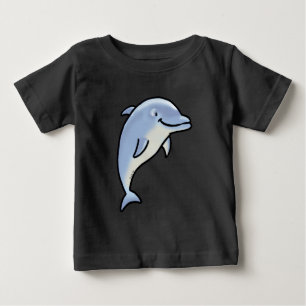 Süßer lächelnder Delfin Baby T-shirt