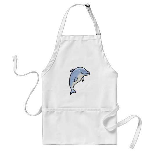 Süßer lächelnder Delfin Schürze (Vorne)