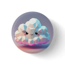 Süßer lächelnder Wolken-Pin für Jacken, Taschen, H