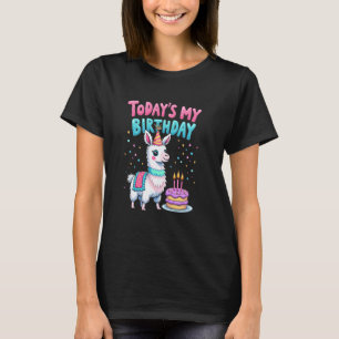 Süßer Lama Geburtstag T-Shirt