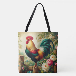 Süßer ländlicher/antiker Hahn Tasche