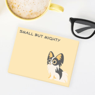 Süßer langhaariger Chihuahua Cartoon Post-it Klebezettel