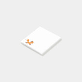 Süßer laufender Fuchs Post-it Klebezettel (angewinkelt)