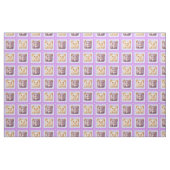 Süßer Lavendel Blaubeer Patchwork Teddybär Stoff (Fat Quarter (45,7 x 55,9 cm))