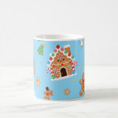 Süßer Lebkuchen Blau Kaffeetasse (Mittel)