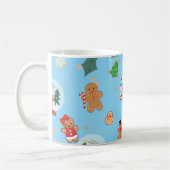 Süßer Lebkuchen Blau Kaffeetasse (Links)