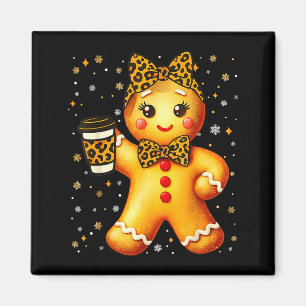 Süßer Lebkuchen-Leopard Coquette Weihnachten Xmas  Magnet