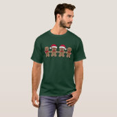 Süßer Lebkuchen-Weihnachtspullover T-Shirt (Vorne ganz)