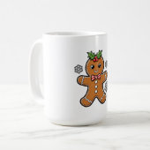 Süßer Lebkuchenmann Kaffeetasse (Vorderseite Links)