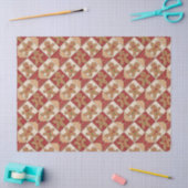 Süßer Lebkuchenmann-Patchwork-Weihnachten Seidenpapier (Basteln)
