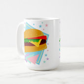 Süßer leckerer Burger Kaffeetasse (Vorderseite Links)