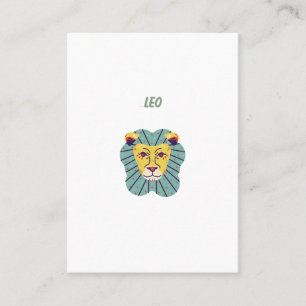 Süßer Leo, Tierkreiszeichen, Sternzeichen Druck Platzkarte