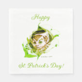 Süßer Leprechaun St. Patrick's Day  Serviette (Vorderseite)