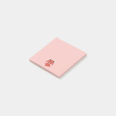 Süßer Lieber Roter Panda Post-it Klebezettel (angewinkelt)