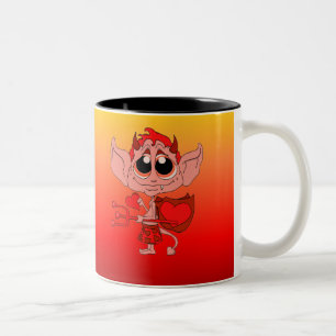 Süßer Lil Teufel Zweifarbige Tasse
